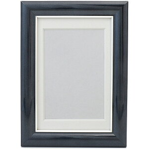 浅沼商会 506307 FUJICOLOR パール肖像額縁 はがき・L ブラック【在庫目安:お取り寄せ】