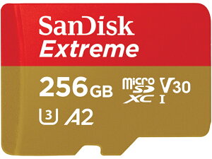 yzSDSQXAV-256G-JN3MD SanDisk Extreme microSDXC UHS-IJ[h 256GBy݌ɖڈ:͏z