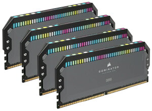 yzRZA() CMT64GX5M4B5600Z36 DDR5 5600MT/ s 64GB(16GBx4) UDIMM 36-36-36-76 XMP 3.0 DOMINATOR PLATINUM RGB DDR5 Gray 1.25Vy݌ɖڈ:񂹁z