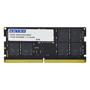 yzAhebN ADS5600N-H16G DDR5-5600 SODIMM 16GBy݌ɖڈ:񂹁z