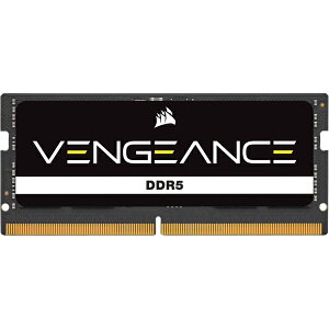 yzRZA() CMSX32GX5M1A4800C40 DDR5  VENGEANCE DDR5 SODIMM 4800MHz 32GB(32GBx1) Unbuffered CL40y݌ɖڈ:񂹁z