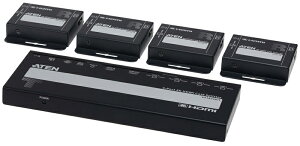 【送料無料】ATEN VS1824KIT 4 Port 4K HDMI 分配延長器セット【在庫目安:お取り寄せ】