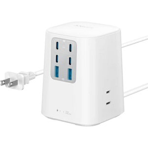 yzAJ[EWp A91C6521 Anker Charging Station (9-in-1 100W) yUSB^bv/ d^bv/ AC 3/ USB-C 4|[g/ USB-A 2|[g/ 1.5mR[hz zCgy݌ɖڈ:񂹁z
