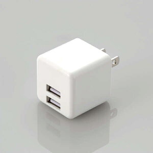 ELECOM MPA-ACU11WH AC[d/ X}zE^ubgp/ 2.4Ao/ USB-AX2|[g/ ܂[d/ L[u^/ zCgy݌ɖڈ:񂹁z| d ACA_v^ ACd A_v^ USBpdA_v