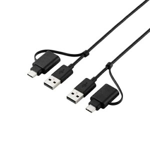 yzELECOM UC-TV7BK NP[u/ USB480Mbps/ WindowsEMacΉ/ USB-AEUSB Type-CΉ/ 1.5m/ ubNy݌ɖڈ:񂹁z