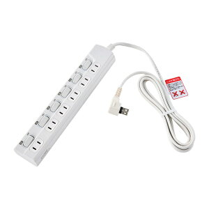 ELPA WLK-E62(W) �����v���XSW�t�^�b�v6P2M�y�݌ɖڈ�:�����񂹁z| �d���^�b�v �T�[�o�[�p�d���^�b�v �T�[�o�[ �d���R�[�h �^�b�v �d�� �R���Z���g �R�[�h