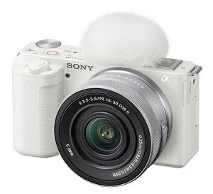 【送料無料】SONY(VAIO) ZV-E10K/W デジタル一眼カメラ α VLOGCAM ZV-E10 パワーズームレンズキット ホワイト【在庫目安:お取り寄せ】| カメラ ミラーレスデジタル一眼レフカメラ 一眼レフ カメラ デ