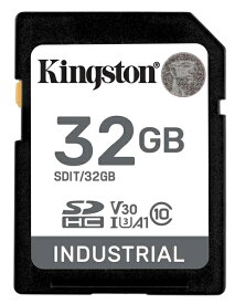 【送料無料】キングストン SDIT/32GB 32GB SDHC Industrial -40℃ to 85℃ C10 UHS-I U3 V30 A1 pSLC【在庫目安:お取り寄せ】