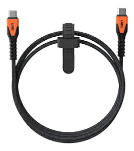 yzvXg UAG-CBL-CC-BK/OR UAG KEVLAR CORE USB-C TO C POWER CABLE iubN/ IWjy݌ɖڈ:񂹁z