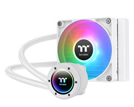 【送料無料】Thermaltake CL-W363-PL12SW-A 簡易水冷CPUクーラー TH120 ARGB Sync V2 CPU Liquid Cooler -Snow-【在庫目安:お取り寄せ】