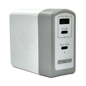 yzAhebN APD-A140AC2-WH Power Delivery 3.1Ή GaN AC[d/ 140W/ USB Type-C 2|[g Type-A 1|[g/ zCgy݌ɖڈ:񂹁z