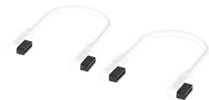 yzRZA() CL-9011134-WW iCUE LINK Cable 2x 135mm with Slim 90° connectors Whitey݌ɖڈ:񂹁z
