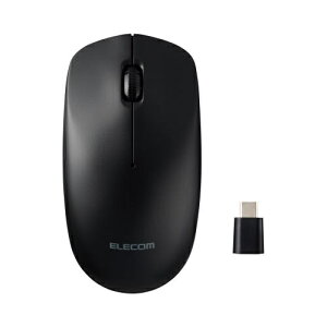 �y�݌ɖڈ�:����zELECOM M-K8DRCBK �@�l�����}�E�X/ ����2.4GHz���w���}�E�X/ Type-C/ 3�{�^��/ ���z���p�b�P�[�W/ �u���b�N