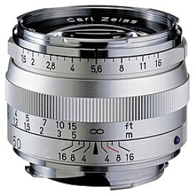 【送料無料】コシナ 170645 Carl Zeiss C Sonnar T* 1.5/ 50 ZMマウント シルバー【在庫目安:お取り寄せ】| カメラ 単焦点レンズ 交換レンズ レンズ 単焦点 交換 マウント ボケ