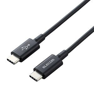 ELECOM MPA-CCPS10PNBK �X�}�z�E�^�u���b�g�pUSB�P�[�u��/ USB(C-C)/ �����ϋv/ USB Power Delivery�Ή�/ �F�ؕi/ 1.0m/ �u���b�N�y�݌ɖڈ�:�����񂹁z