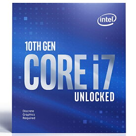 【送料無料】BX8070110700KF Intel 第10世代CPU Comet Lake-S Corei7-10700KF 3.8GHz 8C/ 16TH【在庫目安:お取り寄せ】| パソコン周辺機器 CPU MPU 自作 ベンチマーク 交換 自作パソコン 自作PC 自作 パソコン PC