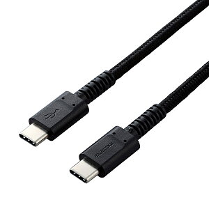 ELECOM MPA-CCS12PNBK �X�}�z�E�^�u���b�g�pUSB�P�[�u��/ USB(C-C)/ ���ϋv/ USB Power Delivery�Ή�/ �F�ؕi/ 1.2m/ �u���b�N�y�݌ɖڈ�:�����񂹁z