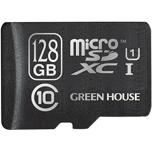 �y���������zGREEN HOUSE GH-SDMRXCUB128G microSDXC�J�[�h UHS-I U1 �N���X10 128GB�y�݌ɖڈ�:�����񂹁z