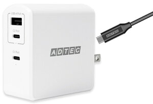 yzAhebN APD-A105AC2-wC-WH Power DeliveryΉ GaN AC[d/ 105W/ USB Type-A 1|[g Type-C 2|[g/ zCg  Type-C to CP[uZbgy݌ɖڈ:񂹁z