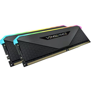 yzRZA() CMN64GX4M2Z3200C16 DDR4 3200MHz 64GB(32GBx2) UDIMM 16-20-20-38 VENGEANCE RGB RT Black 1.35V for AMD Ryzeny݌ɖڈ:񂹁z