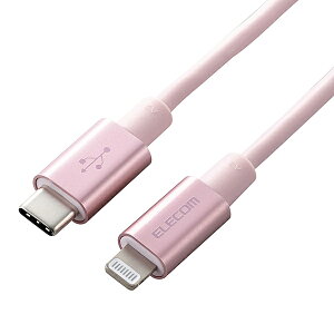 ELECOM MPA-CLPS10PN USB-C to LightningP[u/ ϋv/ 1.0m/ sNy݌ɖڈ:񂹁z
