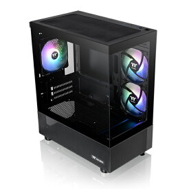 【送料無料】Thermaltake CA-1Z4-00M1WN-00 ミニタワー型PCケース View 170 TG ARGB Black【在庫目安:お取り寄せ】