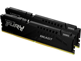 【送料無料】キングストン KF556C36BBEK2-16 16GB DDR5 5600MT/ s CL36 DIMM (Kit of 2) FURY Beast Black【在庫目安:お取り寄せ】