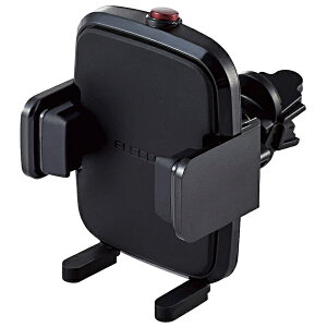 ELECOM P-CARS12BK �X�}�z�p�ԍڃ����^�b�`�z���_�[/ �G�A�R�����[�o�[��t�^�C�v/ �u���b�N�y�݌ɖڈ�:�����񂹁z