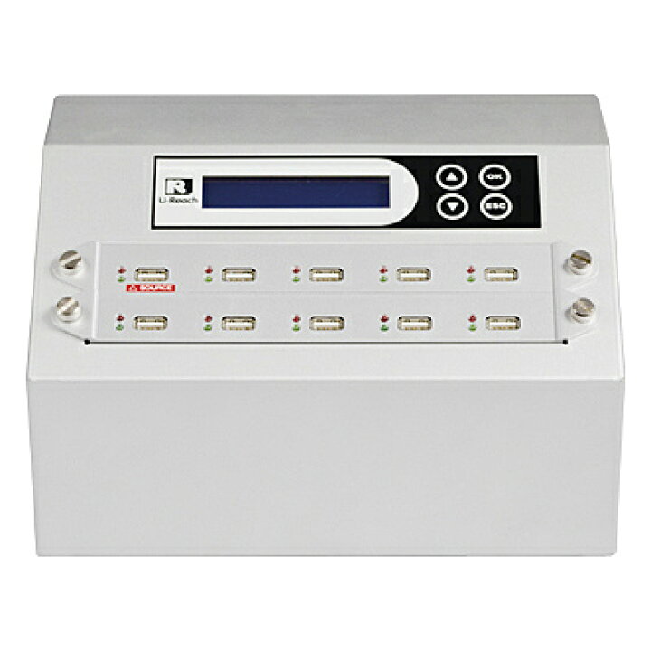 楽天市場】【送料無料】U-Reach Japan 10ポート USBデュプリケータ Intelligent 9 Silver UB910S 1:9 のコピーおよび最大9個のUSBメディアの同時消去が可能。転送速度33MB/ 秒【在庫目安:お取り寄せ】| パソコン周辺機器 : デジタル百貨店PodPark楽天市場店