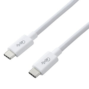 yzELECOM USB4-CC5P08WH USB4P[u/ C-C^Cv/ Fؕi/ USB Power DeliveryΉ/ 40Gbps/ 0.8m/ zCgy݌ɖڈ:񂹁z