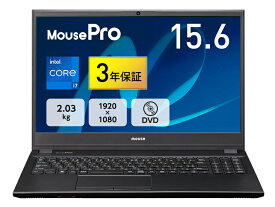 【在庫目安:あり】【送料無料】マウスコンピューター L5I7U01BKBBAW101DEC-BPQD ノートPC MousePro L5-I7U01BK-B-BPQD (Core i7-1255U/ 16GB/ SSD512GB/ DVDマルチ/ Win11 Pro/ 15.6型/ 解像度1920x1080/ 3年保証)| 家電 PC パソコン ノートパソコン ノートPC