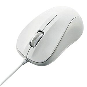 ELECOM M-K5URWH/RS �@�l�����}�E�X/ USB���w���L���}�E�X/ 3�{�^��/ S�T�C�Y/ EU RoHS�w�ߏ���/ �z���C�g�y�݌ɖڈ�:�͏��z
