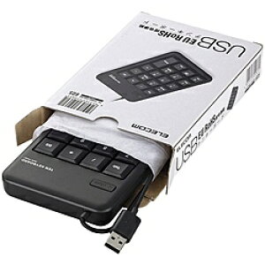 【在庫目安:あり】ELECOM TK-TCM011BK/RS USBテンキーボード/ メンブレン/ ブラック/ RoHS指令準拠
