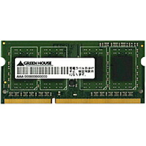 yzGREEN HOUSE GH-DWT1600LV-2GB m[gp d PC3L-12800 204pin DDR3L SDRAM SO-DIMM 2GBy݌ɖڈ:񂹁z