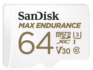 yzSDSQQVR-064G-JN3ID SanDisk MAX EnduranceϋvJ[h 64GBy݌ɖڈ:񂹁z