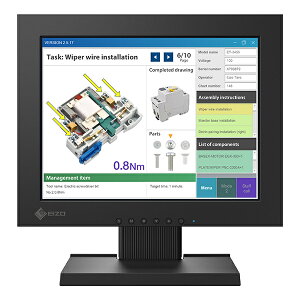 yzEIZO FDX1204T-TBK 31cmi12.1j^^b`plJ[tj^[ DuraVision FDX1204T ubNy݌ɖڈ:񂹁z