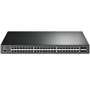 �y���������zTP-LINK TL-SG3452XP(UN) JetStream 48-Port Gigabit POE+ L2+ Managed Switch/ 4x SFP+�y�݌ɖڈ�:�����񂹁z