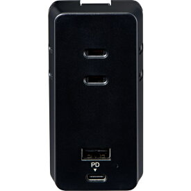 ELPA UC-322SB(BK) USBタップ【在庫目安:お取り寄せ】| 電源タップ OAタップ コンセントタップ テーブルタップ 電源コード タップ 電源 コンセント コード