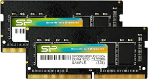 yzVRp[ SP016GBSFU320B22 W[ 260pin DDR4-3200 PC4-25600 CL22 1.2V Non-ECC SODIMM 8GB×2gy݌ɖڈ:񂹁z