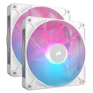 yzRZA() CO-9051024-WW PCP[Xt@ iCUE LINK RX140 RGB White Dual Fan Kity݌ɖڈ:񂹁z