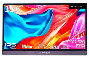y݌ɖڈ:zyzJAPANNEXT JN-MD-IPS1564FHDR-T ^b`plΉtfBXvC 15.6^/ 1920×1080/ miniHDMI×1AUSB Type-C×2/ ubN/ Xs[J[FL/ 2Nۏ