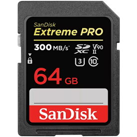 【送料無料】SanDisk SDSDXDK-064G-JNJIP エクストリーム プロ SDXC UHS-II SDカード 64GB【在庫目安:僅少】
