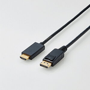 yzELECOM CAC-DPHDMI20BK ϊP[u/ DisplayPort - HDMI/ 2.0m/ ubNy݌ɖڈ:񂹁z