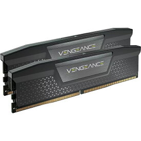 【送料無料】コルセア(メモリ) CMK32GX5M2B6000C36 DDR5 6000MHz 32GB(16GBx2) UDIMM 36-38-38-76 VENGEANCE DDR5 Black Black PCB 1.25V【在庫目安:お取り寄せ】