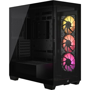 【送料無料】コルセア(メモリ) CC-9011278-WW ミドルタワー型PCケース 3500X RGB Tempered Glass Mid-Tower -Black-【在庫目安:お取り寄せ】
