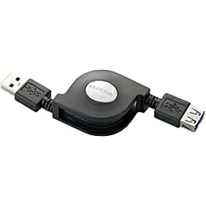 ELECOM USB3-RLEA07BK USB3.0P[u(A-A)/ 0.7m/ ubNy݌ɖڈ:񂹁z| p\RӋ@ USBP[u USBA_v^ USB USB  P[u A_v^
