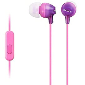 SONY(VAIO) MDR-EX15AP/V 密閉型インナーイヤーレシーバー アクアバイオレット【在庫目安:お取り寄せ】| AV機器