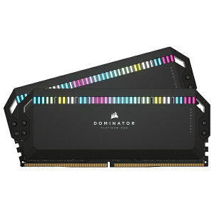 yzRZA() CMT32GX5M2E6000C36 DDR5 6000MT/ s 32GB(16GBx2) UDIMM 36-44-44-96 XMP 3.0 DOMINATOR PLATINUM RGB DDR5 Black 1.4Vy݌ɖڈ:񂹁z