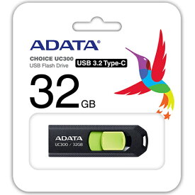 A-DATA Technology ACHO-UC300-32G-RBK/GN USB Flash Drive 32GB USB3.2 Gen1 UC300【在庫目安:お取り寄せ】| パソコン周辺機器 USBメモリー USBフラッシュメモリー USBメモリ USBフラッシュメモリ USB メモリ