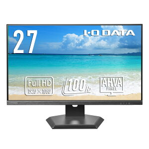 �y�݌ɖڈ�:����z�y���������z�A�C�I�[�f�[�^ EX-D272SA-F ���C�h�t���f�B�X�v���C 27�^/ 1920×1080/ HDMI�ADisplayPort/ �u���b�N/ �X�s�[�J�[�F����/ 100Hz�Ή�/ �L����ȃt���[�X�^�C���X�^���h